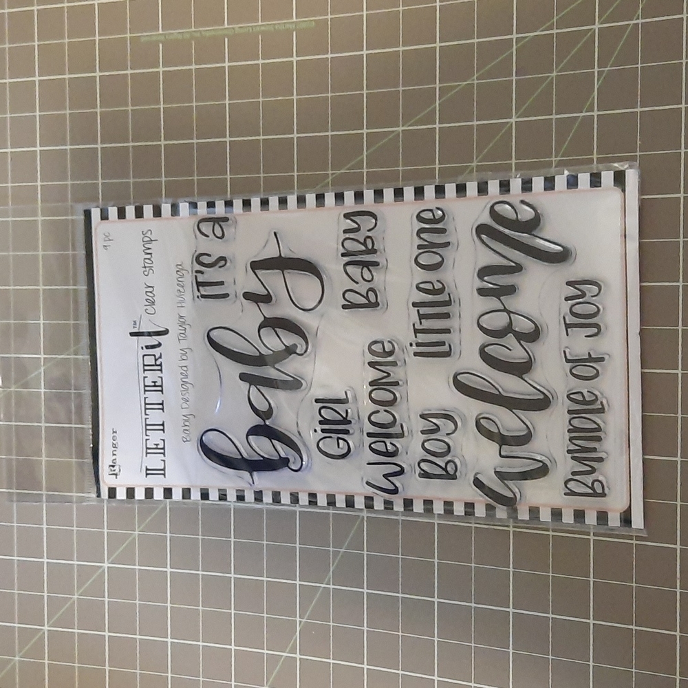 Letter it Baby clear stamps